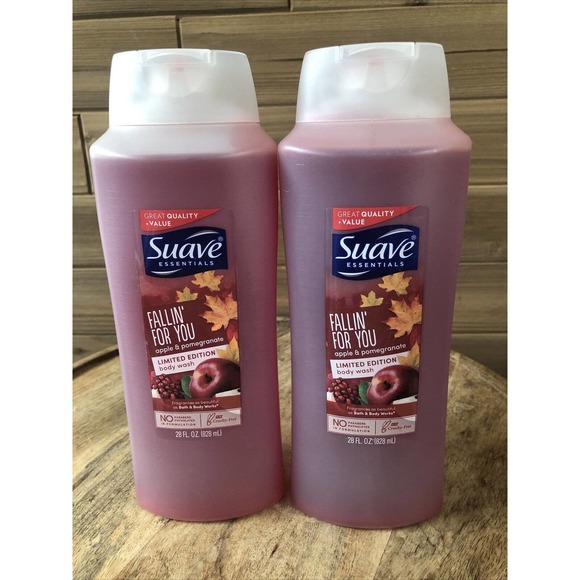 Suave Fallin' For You Body Wash Apple & Pomegranate, 2 PACK, 28 oz ea, Falling - Picture 1 of 5